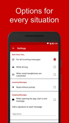 Voice Text android App screenshot 1